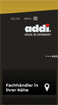 Mobile Screenshot of addi.de